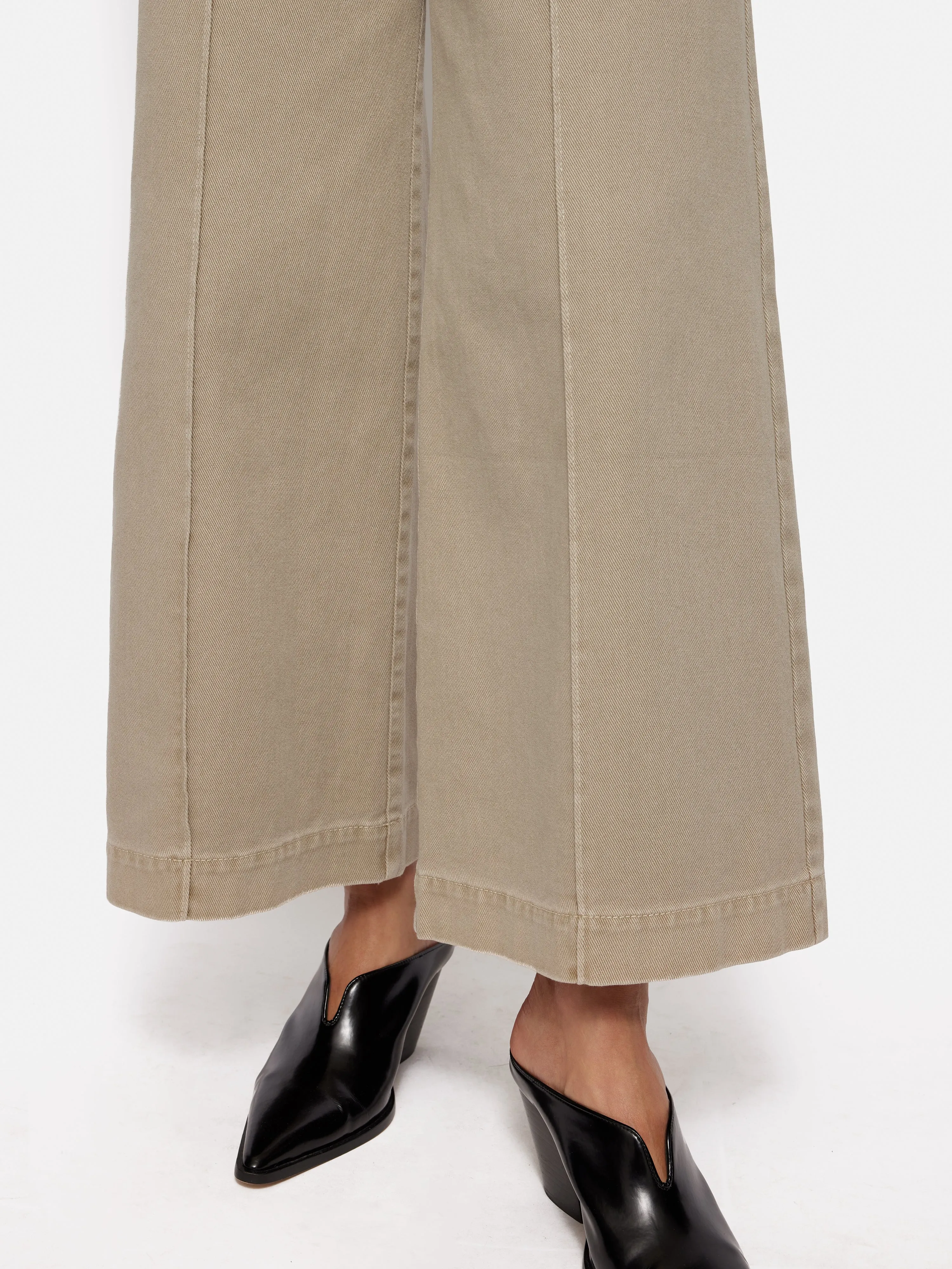 Denim Sailor Trouser | Brown sold by Jigsaw product image thumbnail 2
