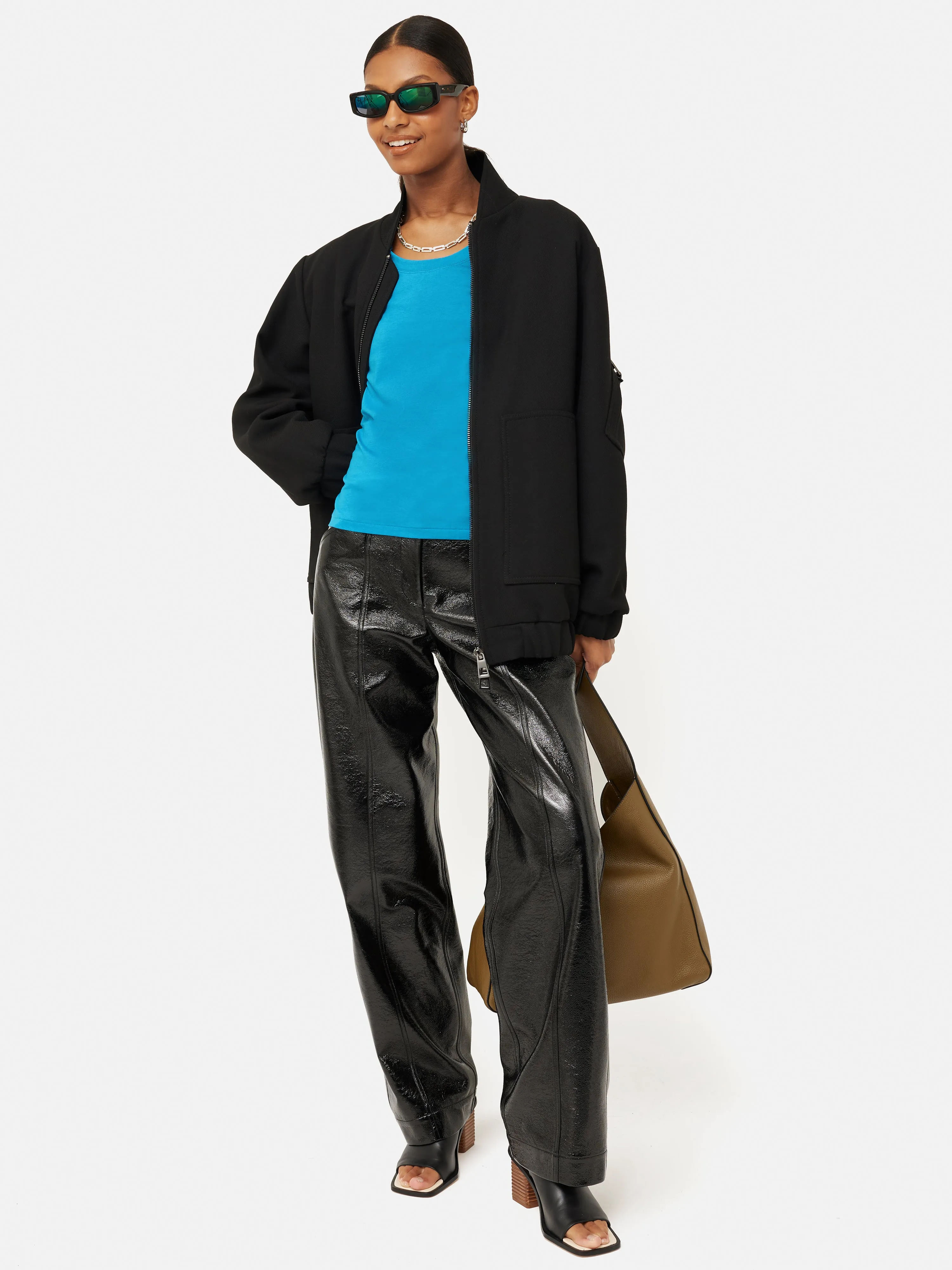 Supima Cotton Short Sleeve Tee | Turquoise Sea sold by Jigsaw product image thumbnail 3