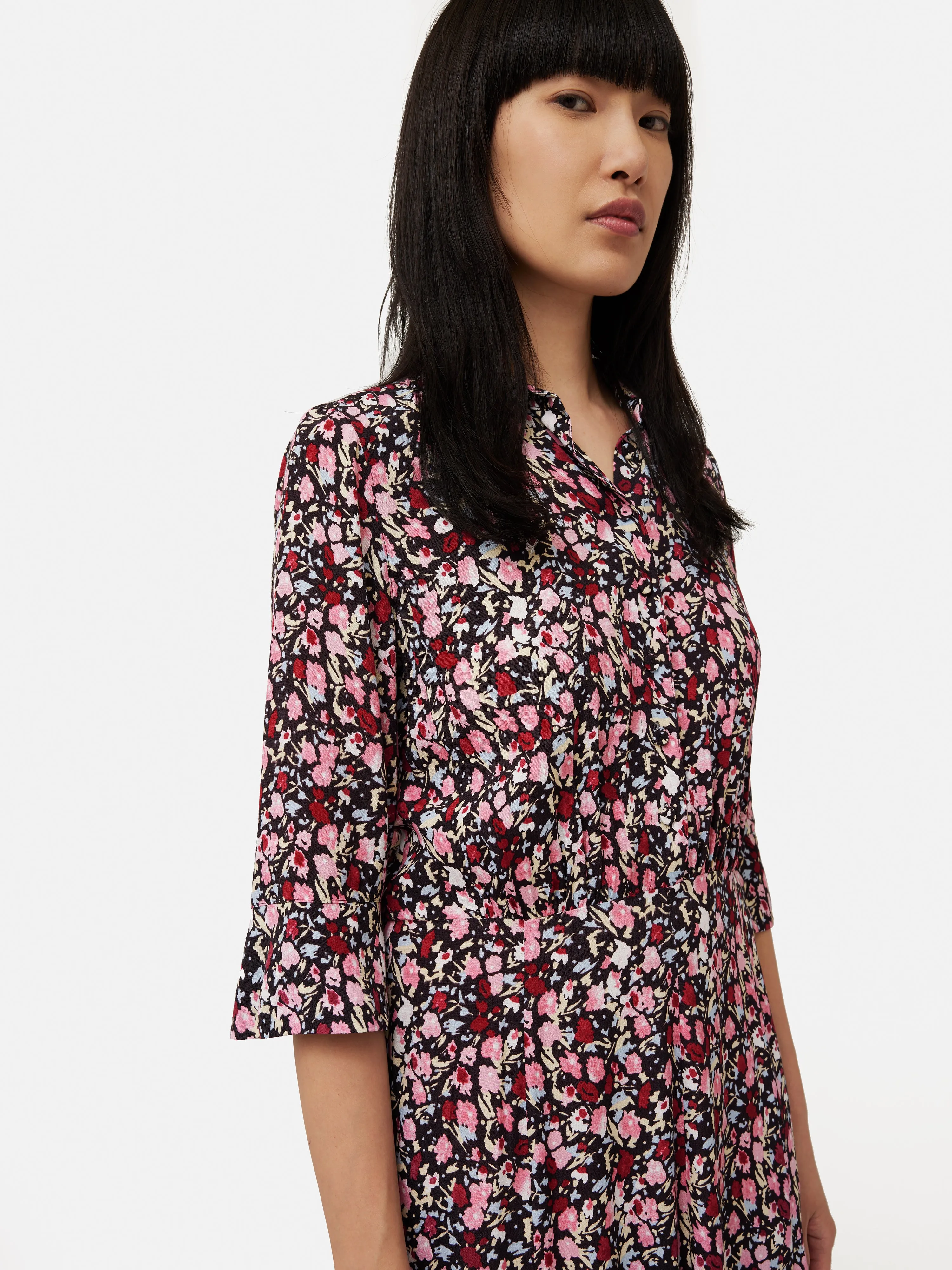 Carnation Shirt Dress | Pink sold by Jigsaw product image thumbnail 2