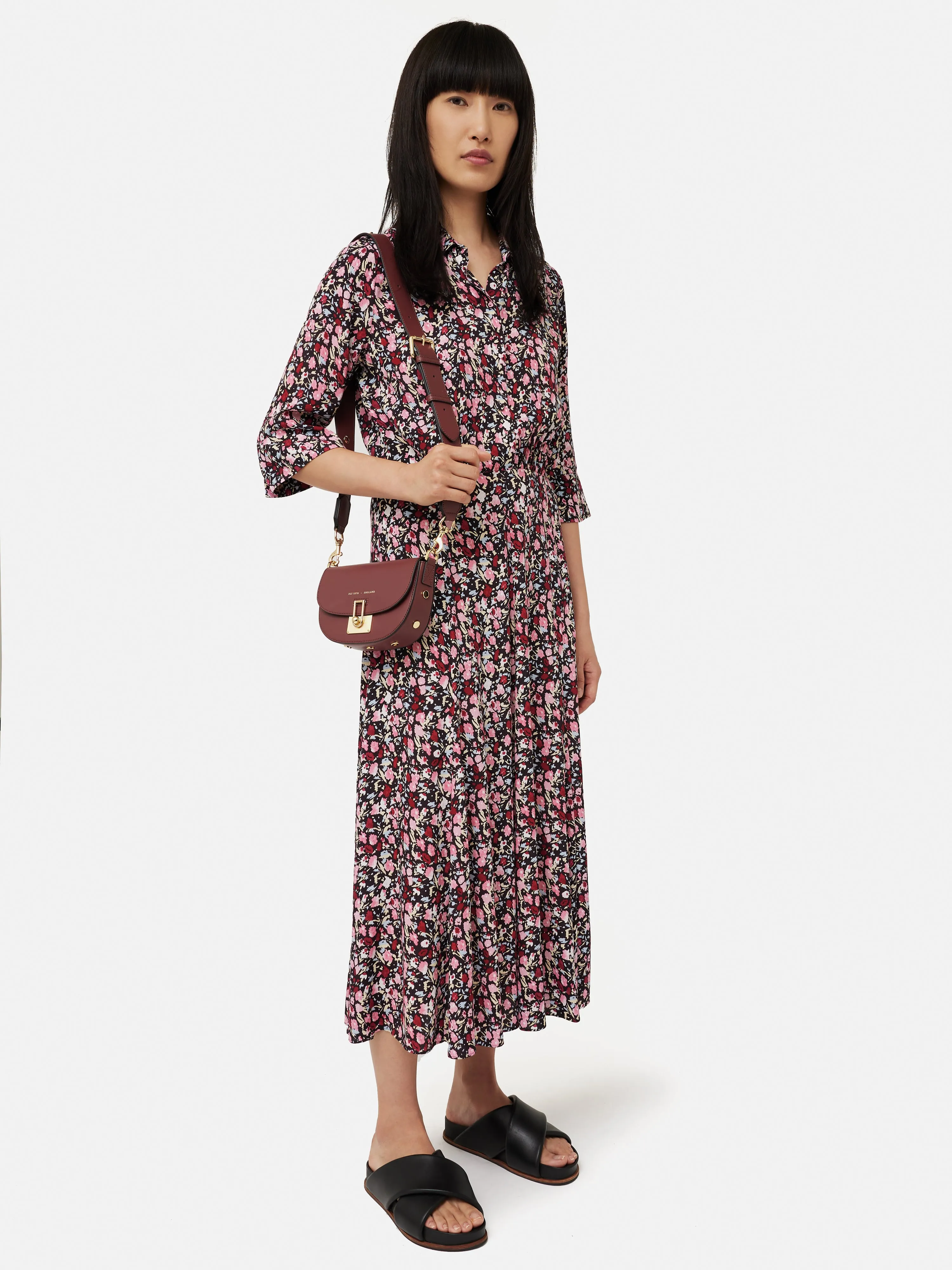 Carnation Shirt Dress | Pink sold by Jigsaw product image thumbnail 5