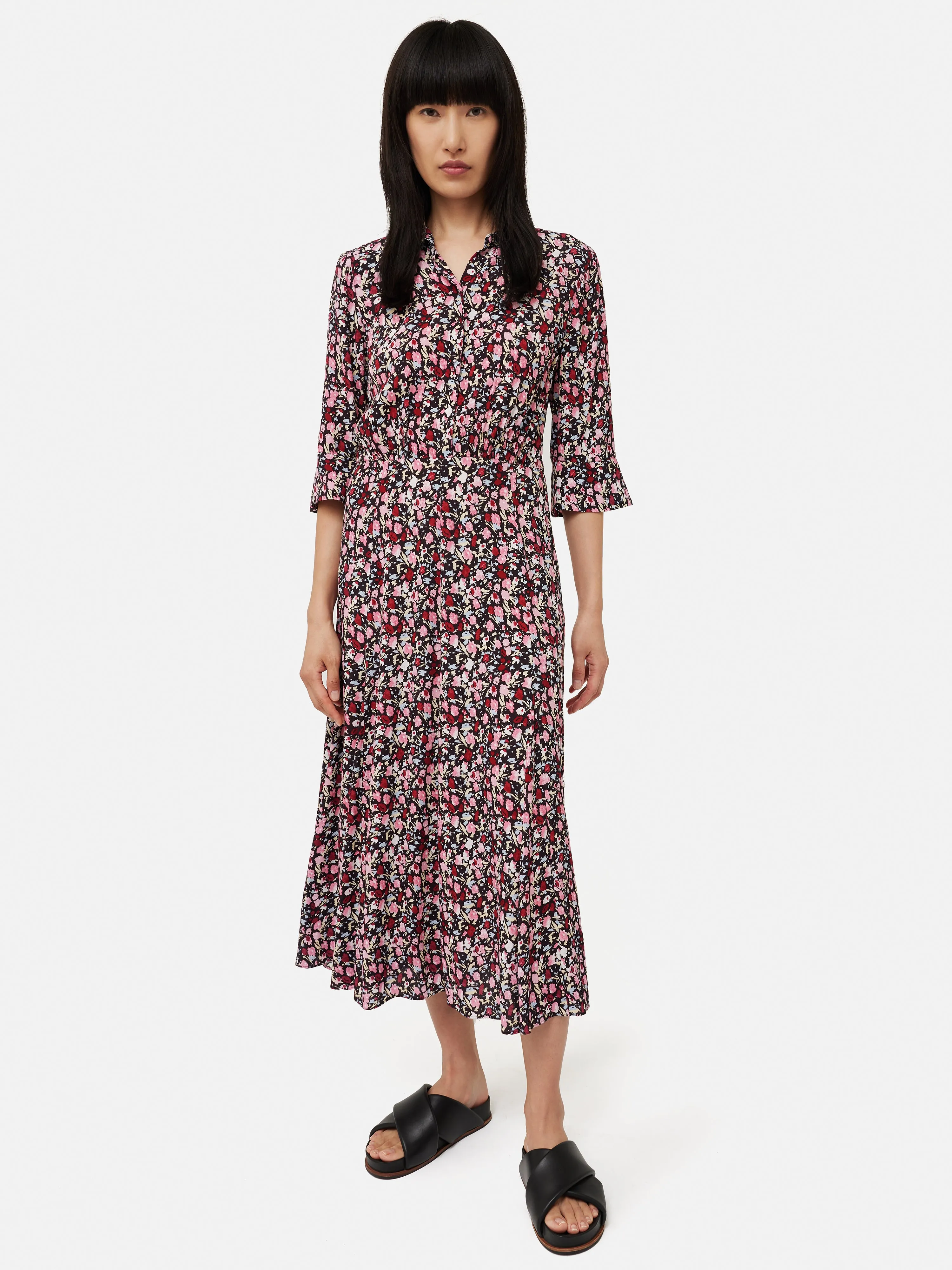 Carnation Shirt Dress | Pink sold by Jigsaw product image thumbnail 4