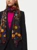 Midnight Wool Silk Scarf | Multi sold by Jigsaw