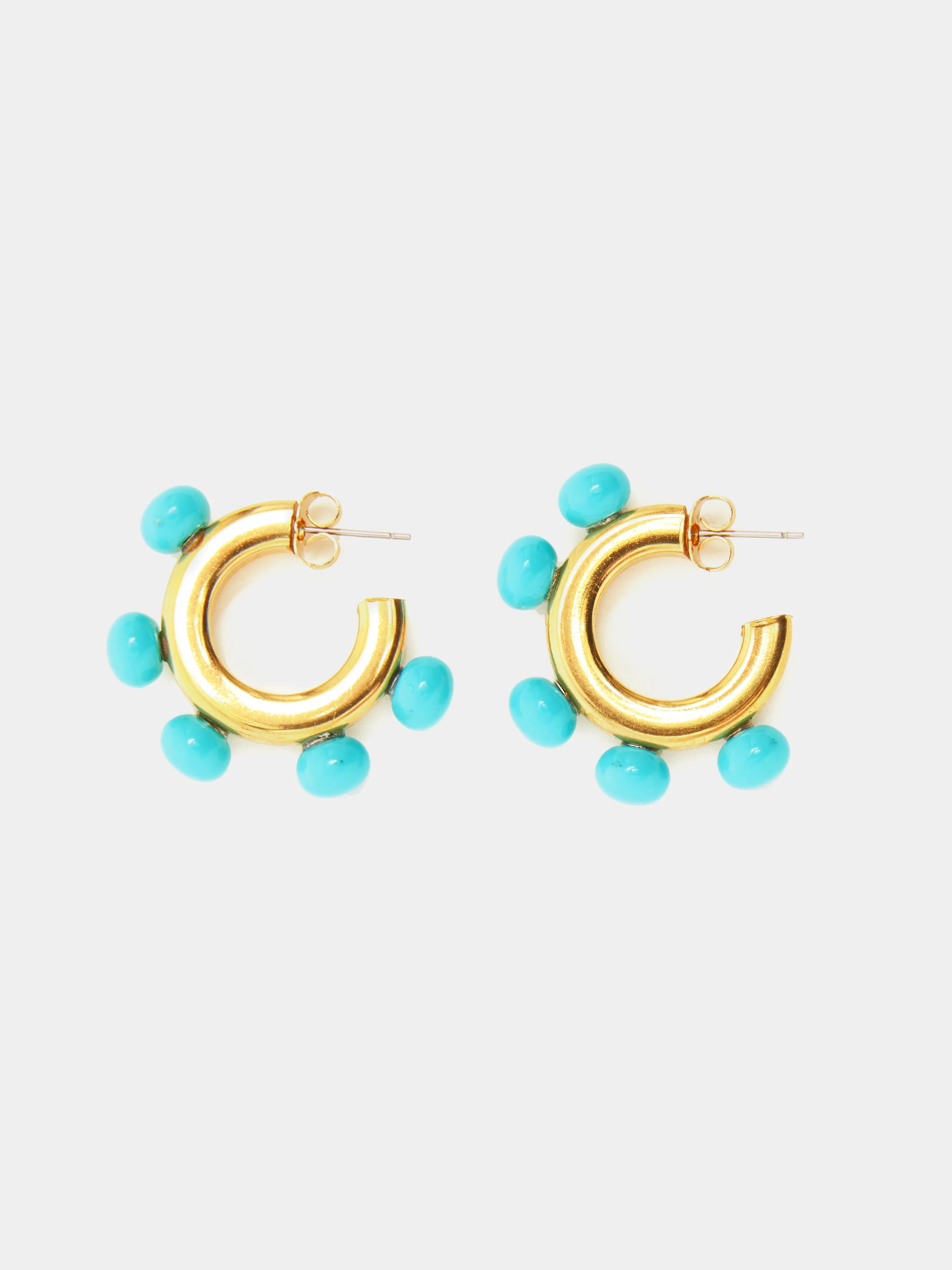 Ball Hoop Earring | Blue sold by Jigsaw product image thumbnail 5