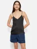 Recycled Satin Cami | Black sold by Jigsaw