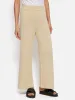 Linen Cotton Knitted Trouser | Cream sold by Jigsaw