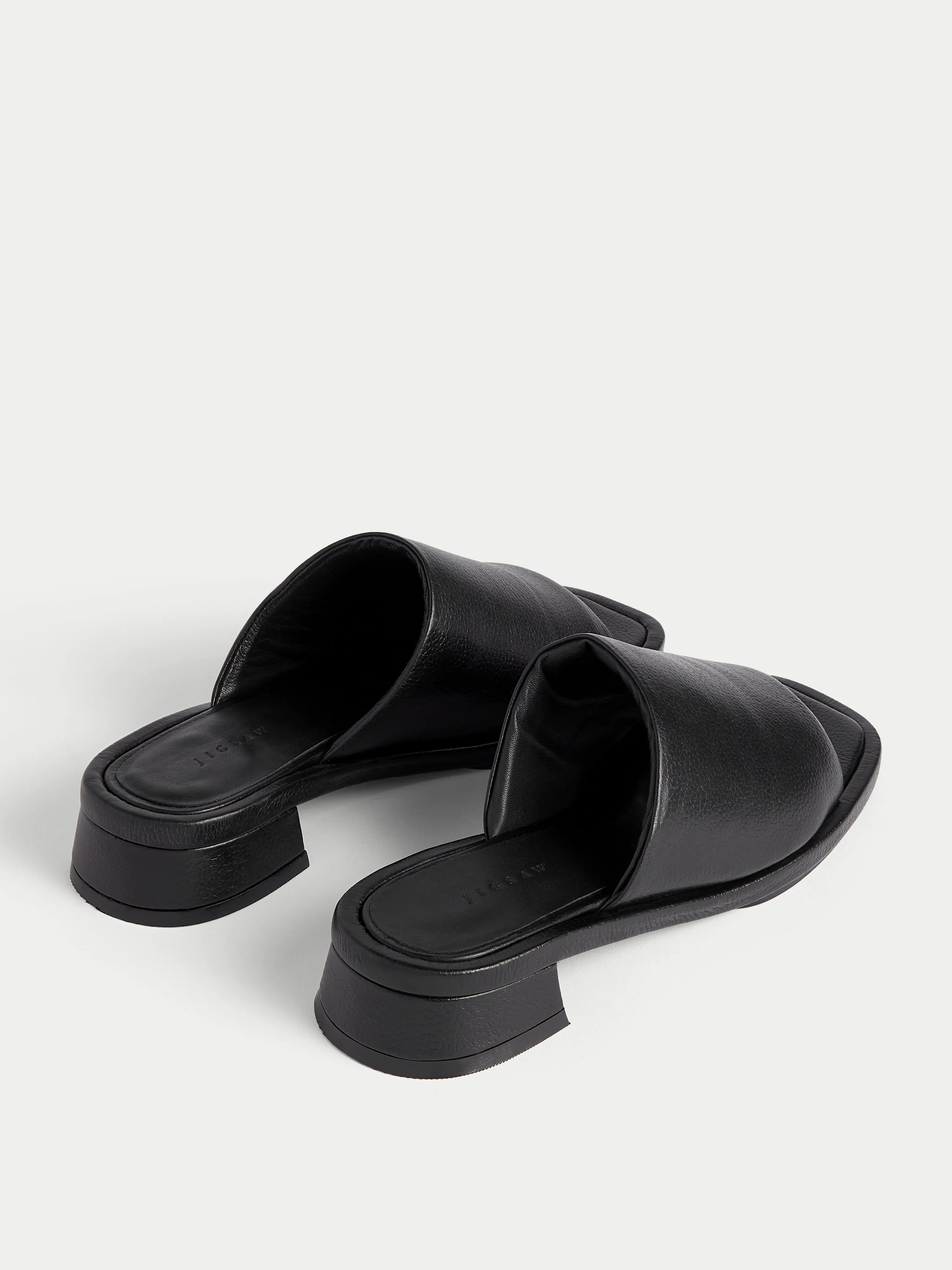 Eastbury Leather Mule | Black sold by Jigsaw product image thumbnail 4