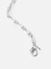 Trombone Link Chain Necklace | Silver sold by Jigsaw