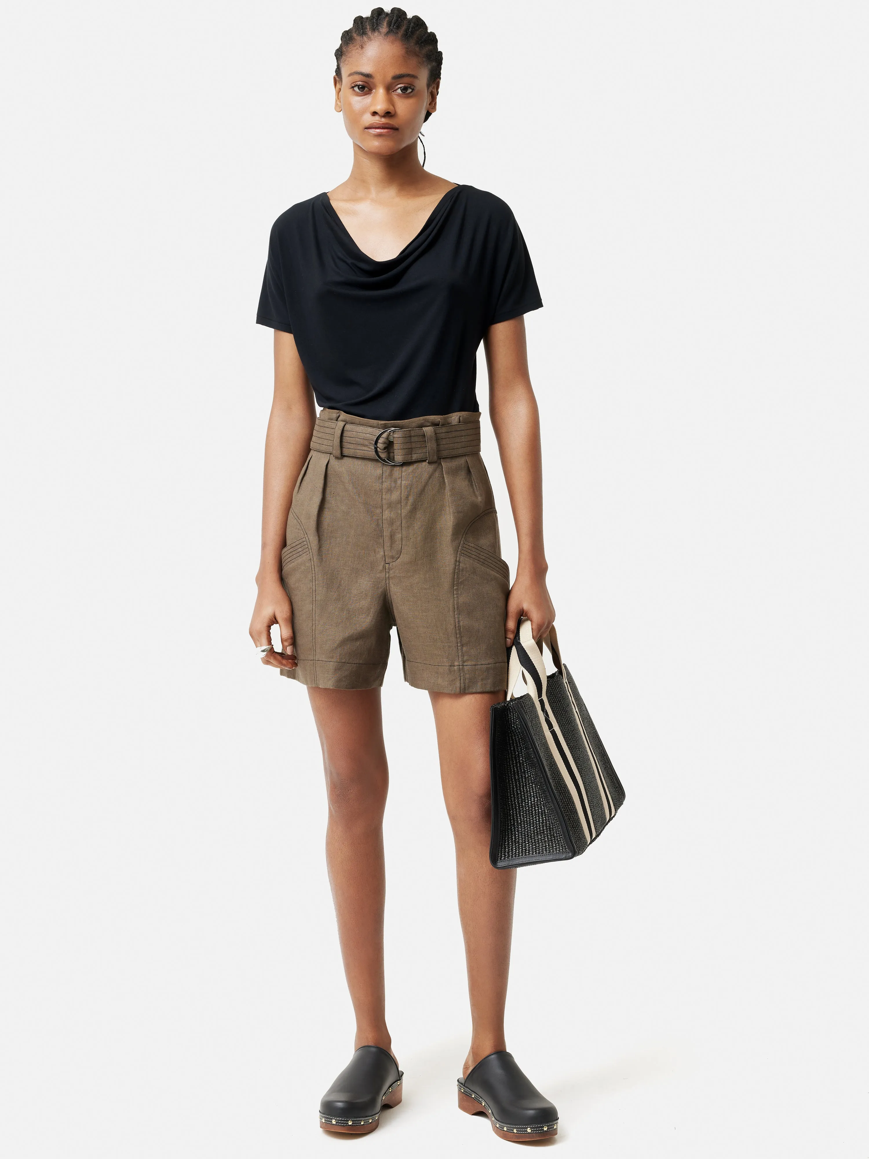 Drape Cowl Neck Top | Black sold by Jigsaw product image thumbnail 5