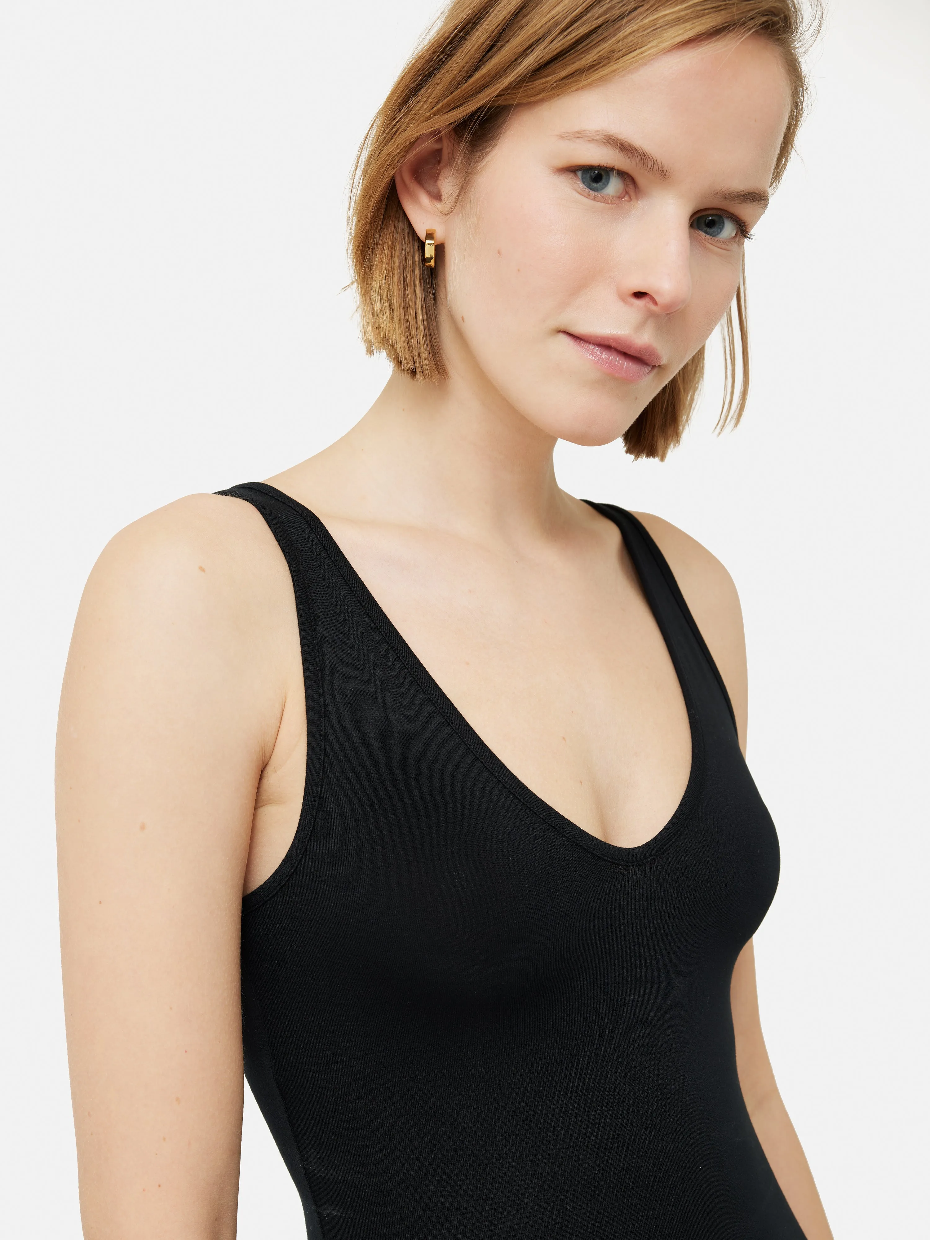 V Neck Sleeveless Vest | Black sold by Jigsaw product image thumbnail 2