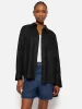 Linen Relaxed Shirt | Black sold by Jigsaw