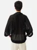 Crinkle Viscose Scarf Top | Black sold by Jigsaw