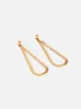 Snake Chain Loop Earrings | Gold sold by Jigsaw