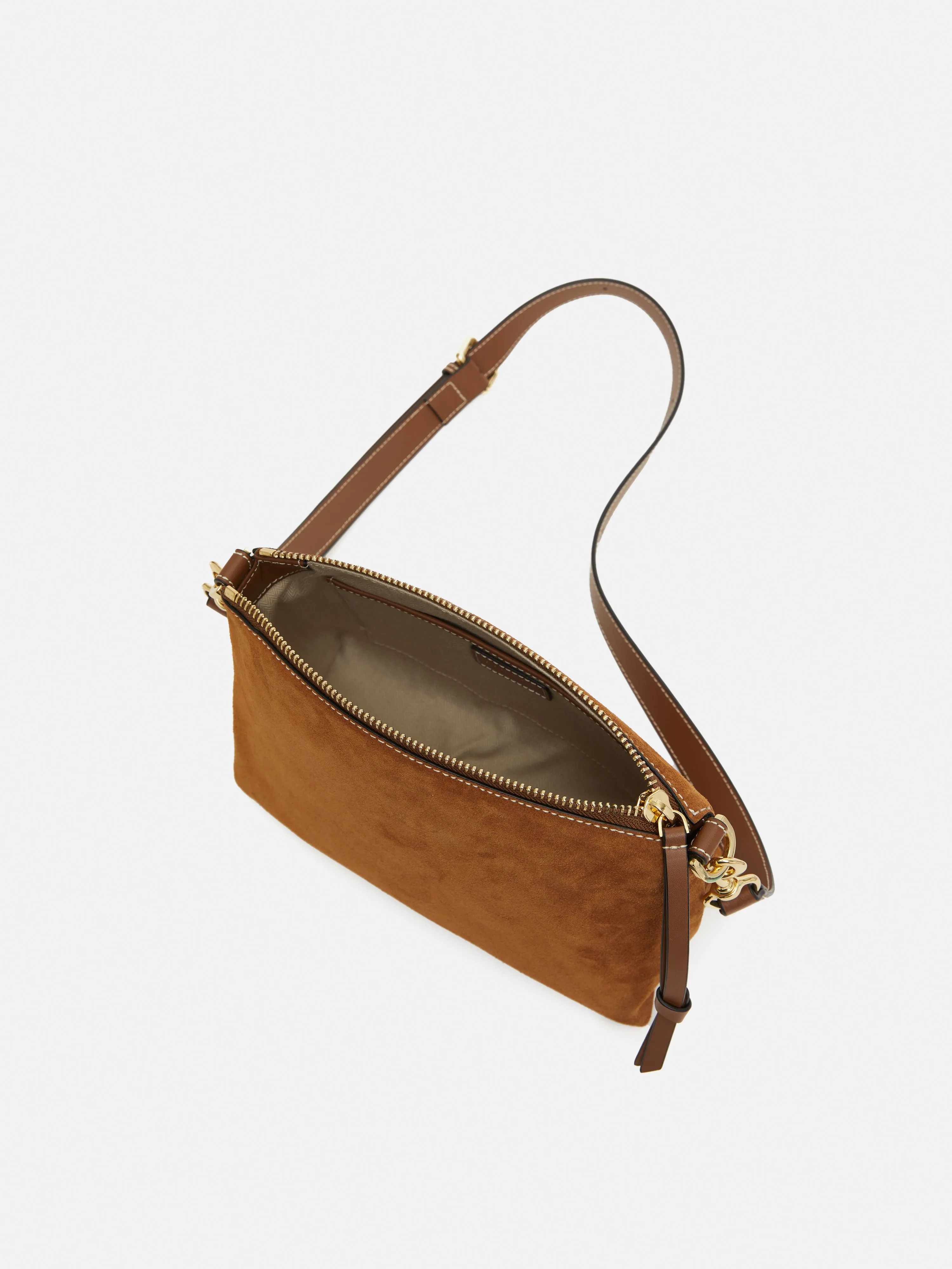 Ava Suede Cross Body | Tan sold by Jigsaw product image thumbnail 4