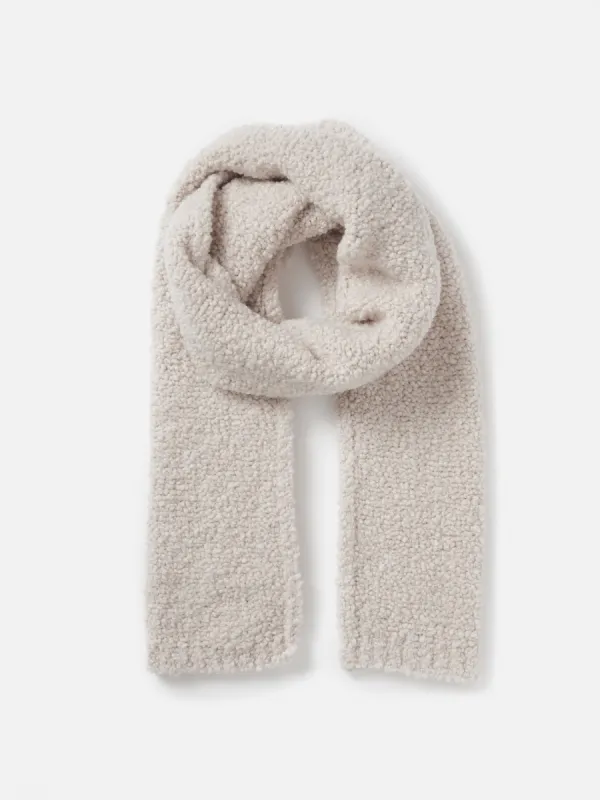 Boucle Scarf | Cream sold by Jigsaw