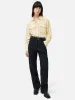 Wool Blend Cargo Trouser | Navy sold by Jigsaw