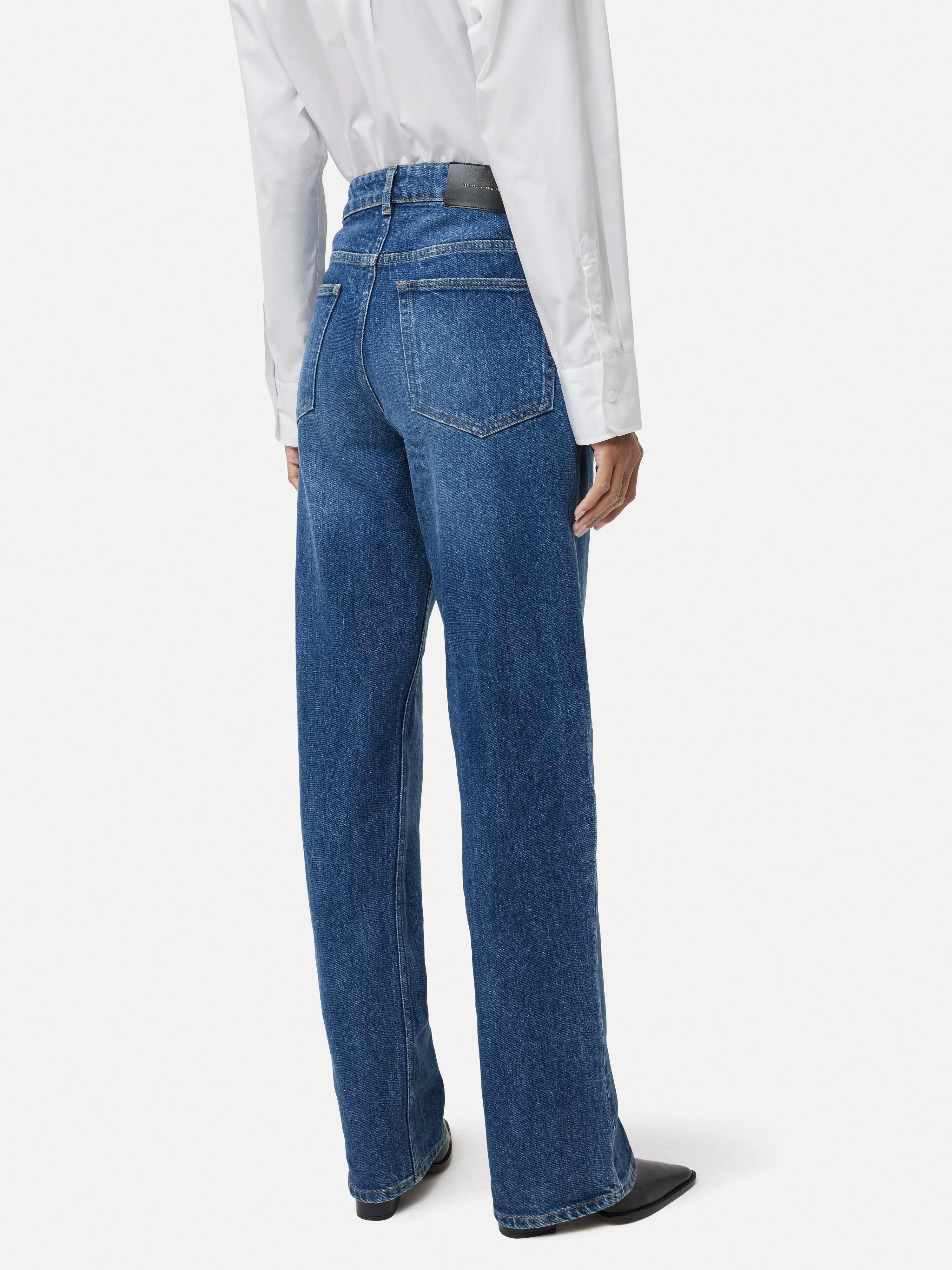 Regent Straight Leg Jean | Vintage Mid Blue sold by Jigsaw product image thumbnail 5