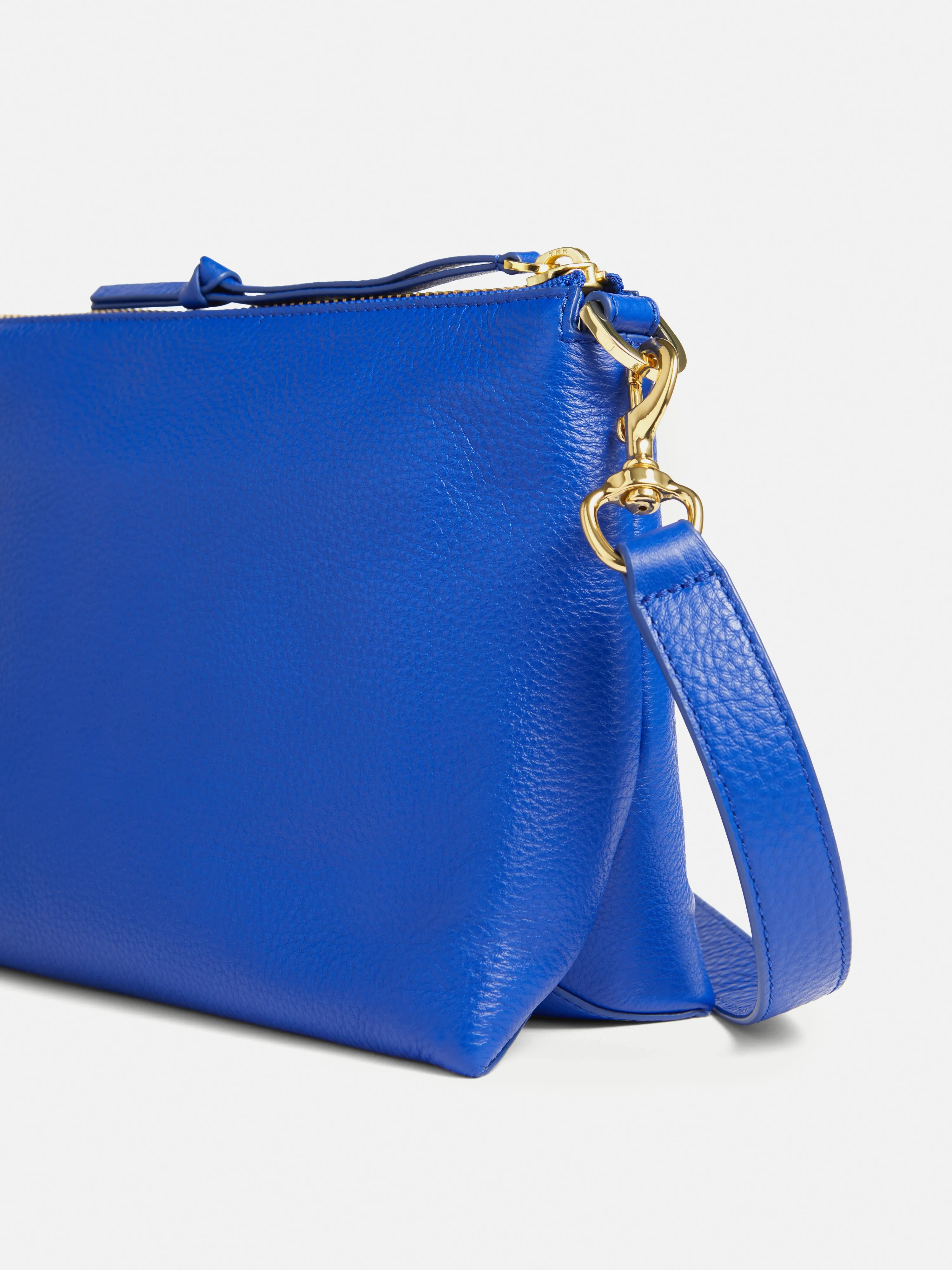 Ava Pebble Leather Crossbody | Blue sold by Jigsaw product image thumbnail 4