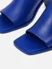 Babel Leather Mule | Blue sold by Jigsaw