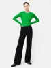 Tencel Wool Long Sleeve Top | Green sold by Jigsaw