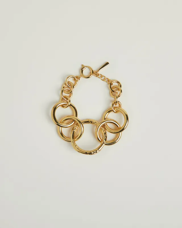 Graduated Link Bracelet | Gold sold by Jigsaw