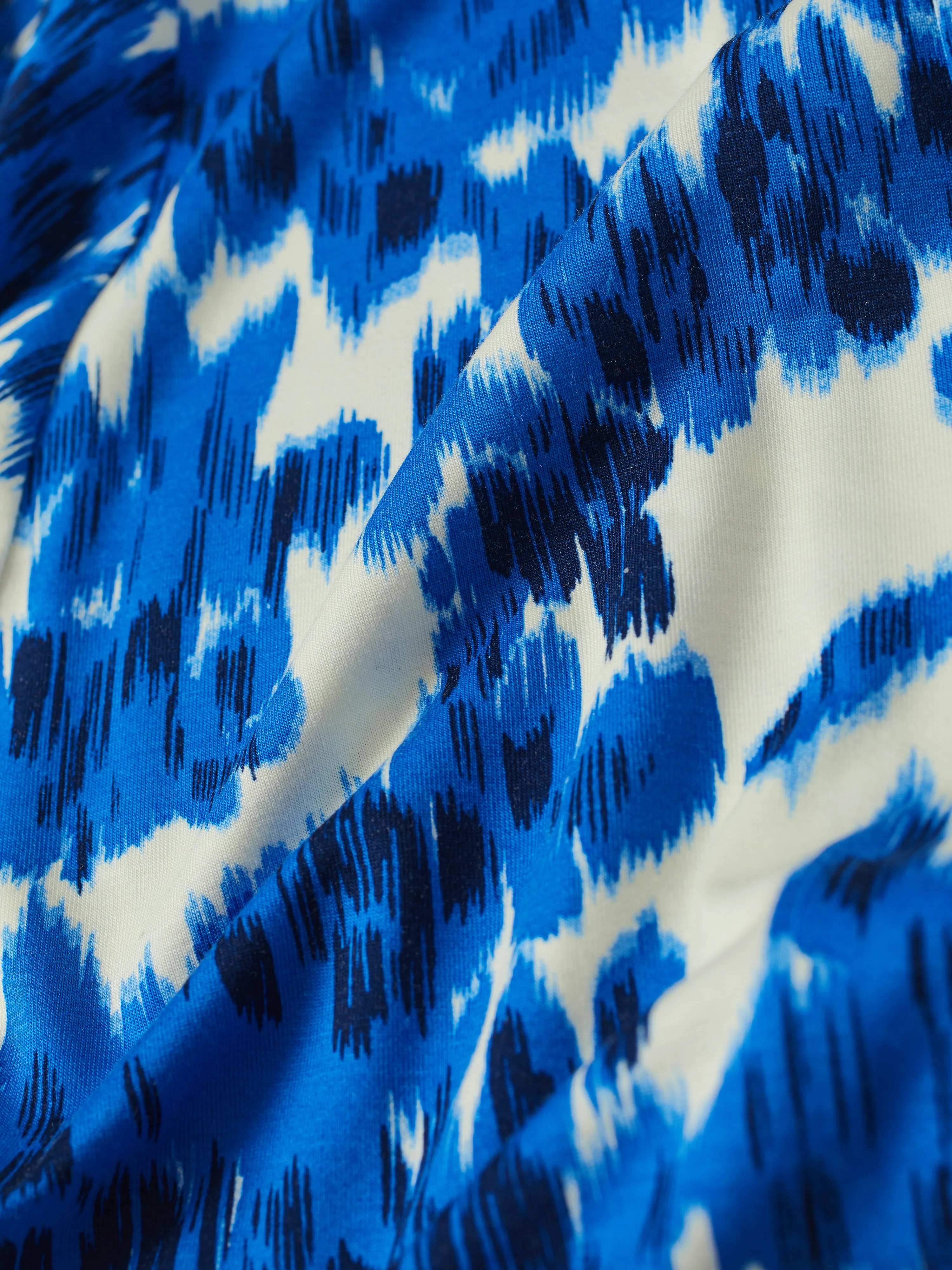 Ikat Posy Jersey Shirt Dress | Blue sold by Jigsaw product image thumbnail 3