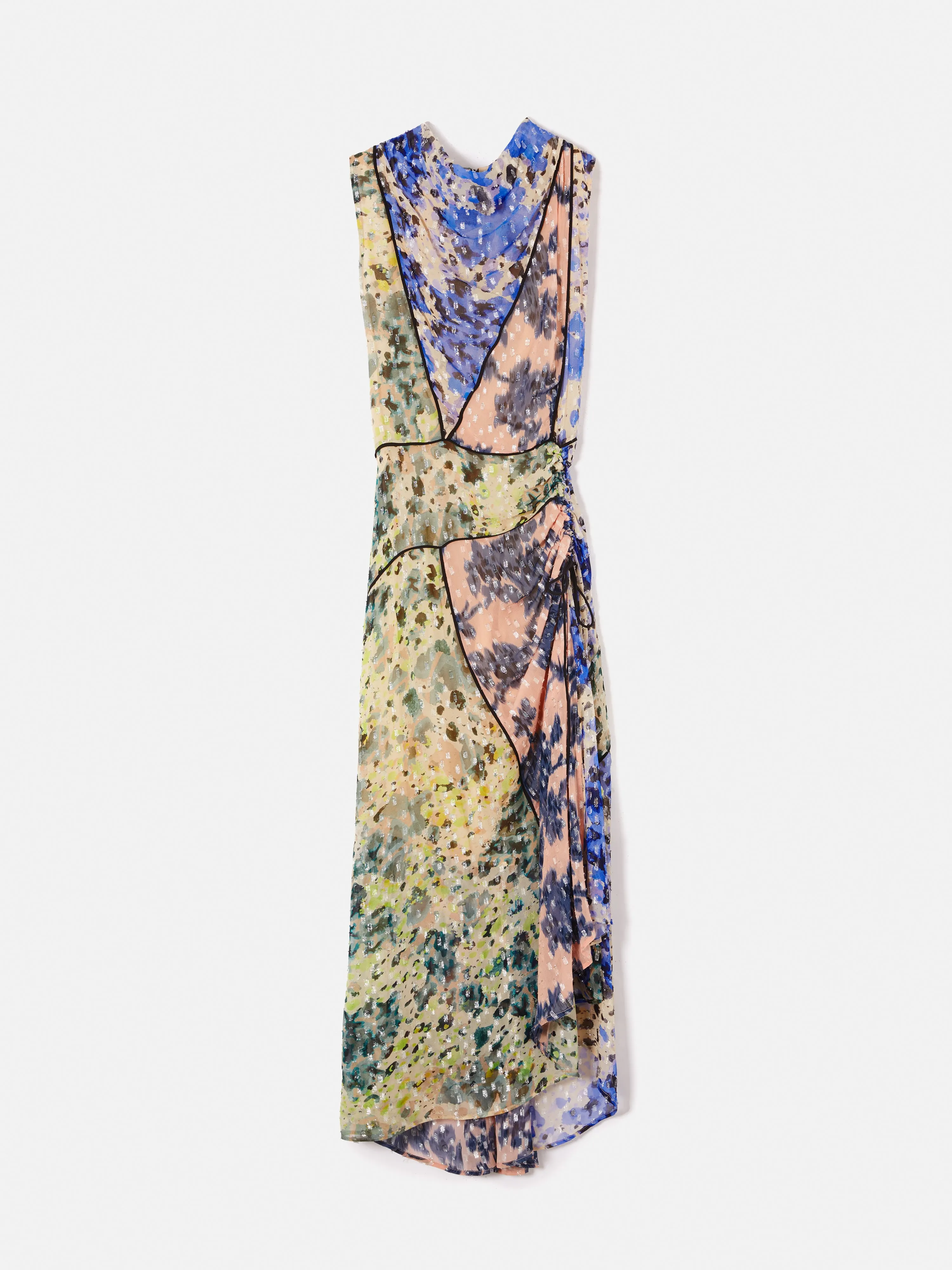 Ikat Posy Metallic Maxi Dress | Multi sold by Jigsaw product image thumbnail 5