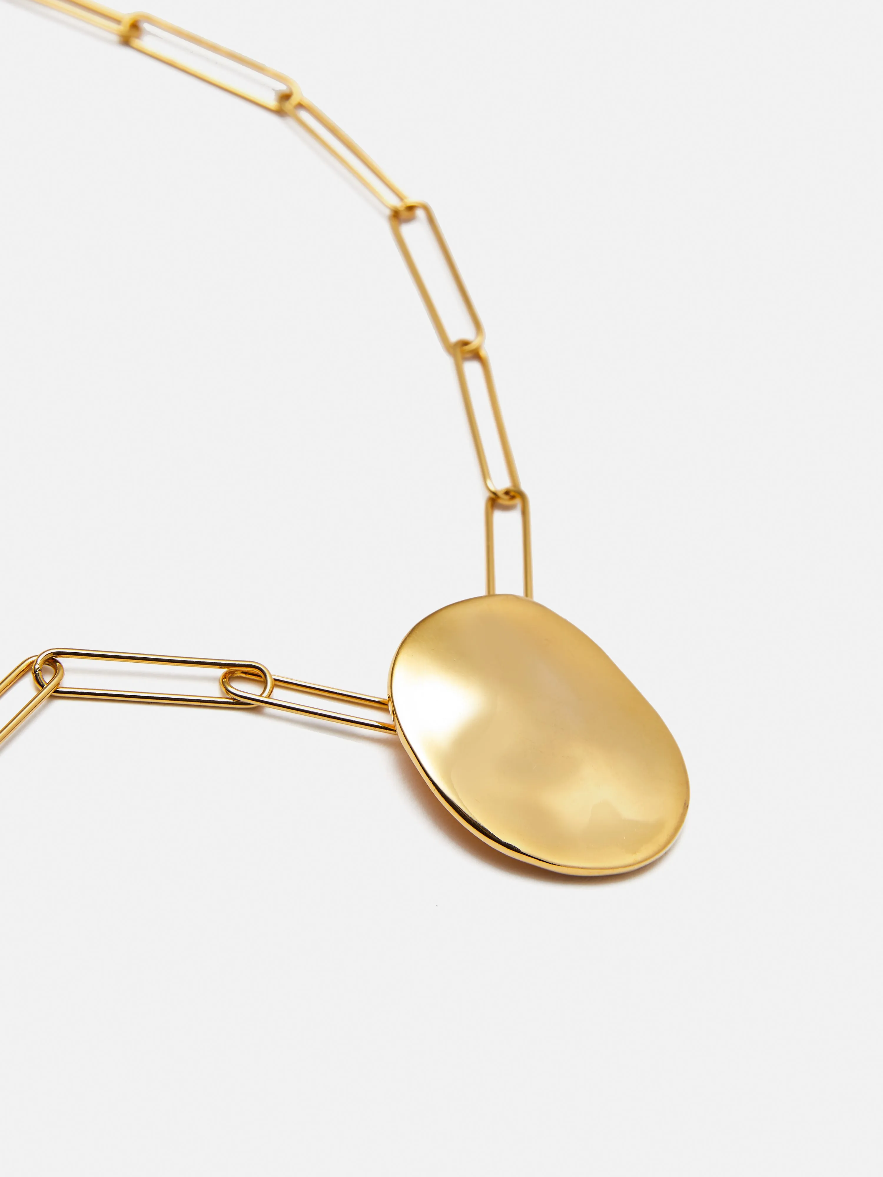 Hammered Disc Pendant | Gold sold by Jigsaw product image thumbnail 2