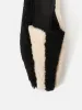 Shearling Striped Slipper | Monochrome sold by Jigsaw