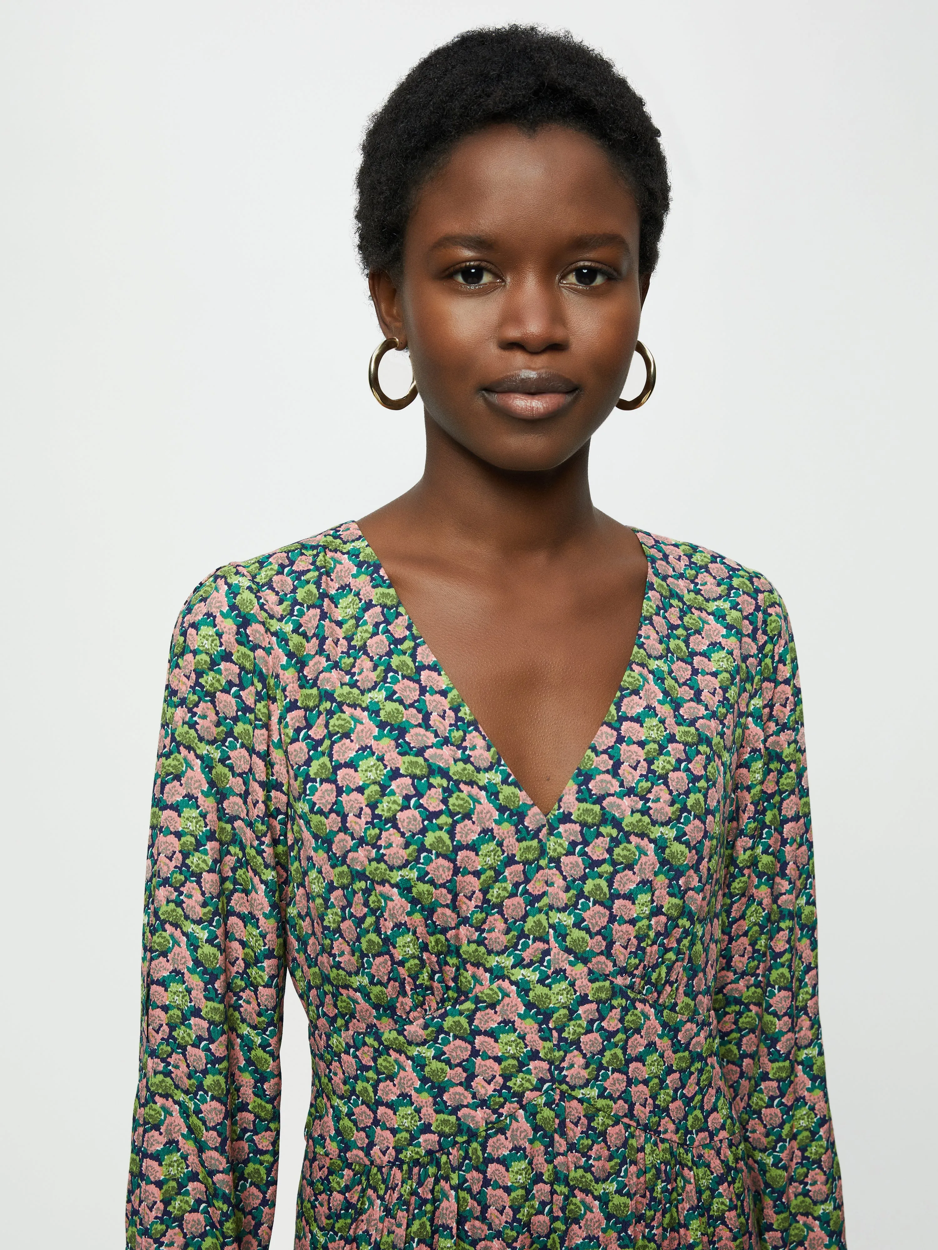 Hydrangea Midi Tea Dress | Green sold by Jigsaw product image thumbnail 2