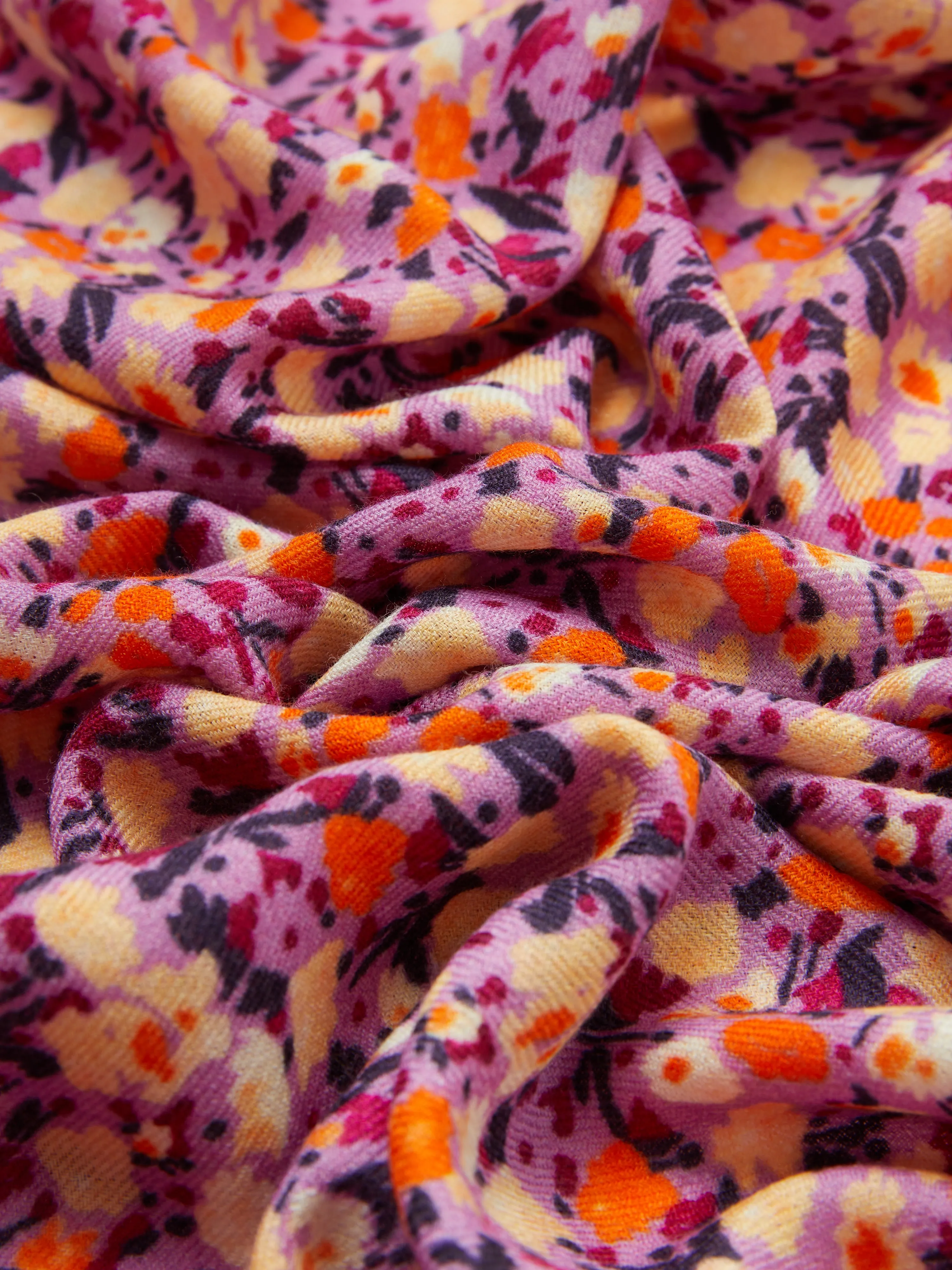 Carnation Wool Silk Scarf | Lilac sold by Jigsaw product image thumbnail 5