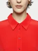 Silk Stitched Shirt | Red sold by Jigsaw