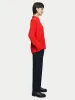 Silk Stitched Shirt | Red sold by Jigsaw