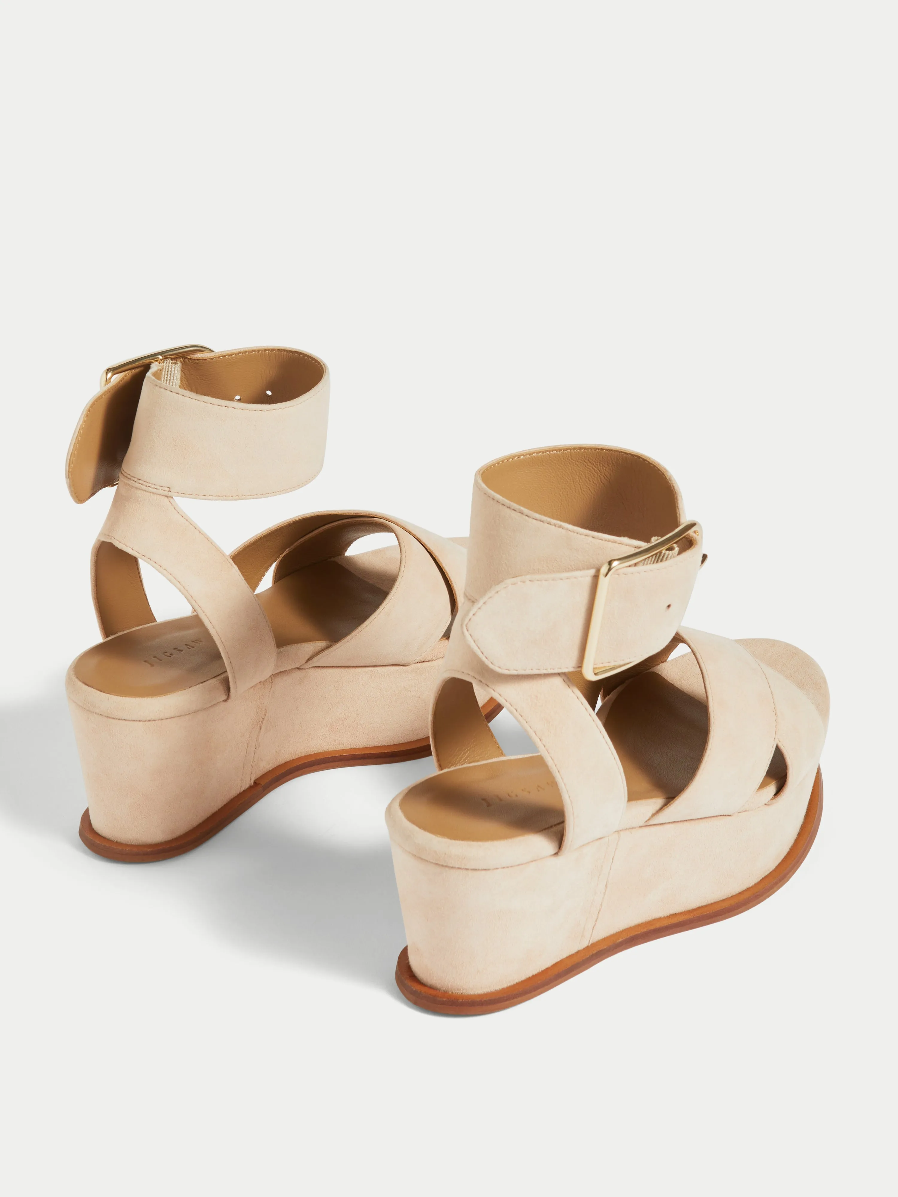 Ives Suede Wedge | Nude sold by Jigsaw product image thumbnail 3