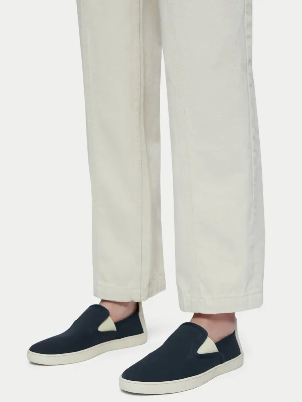 Langley Canvas Plimsoll | Midnight sold by Jigsaw