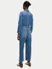 Denim Button Through Jumpsuit | Mid Blue sold by Jigsaw