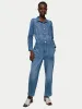 Denim Button Through Jumpsuit | Mid Blue sold by Jigsaw