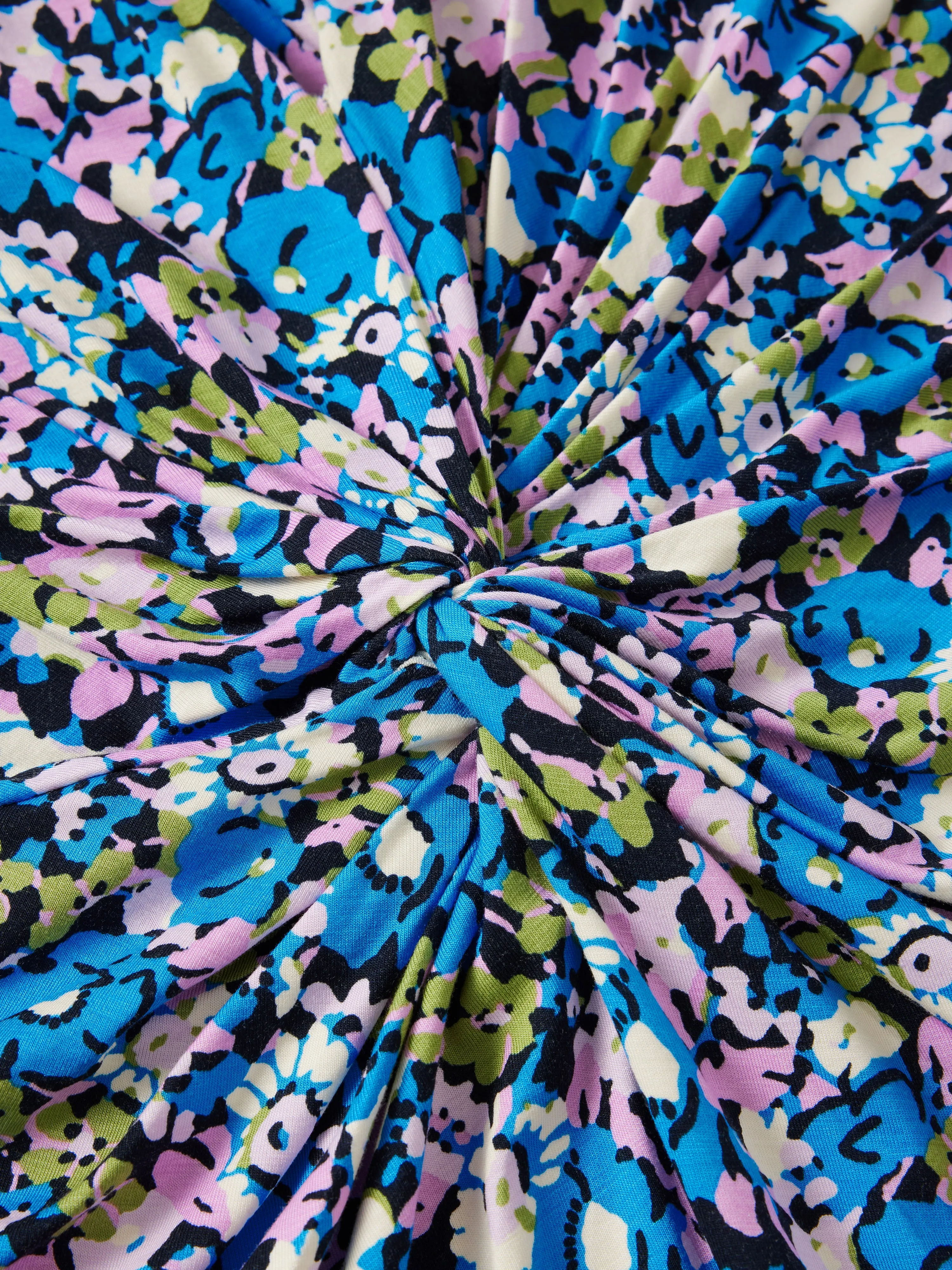 Vintage Floral Jersey Dress | Blue sold by Jigsaw product image thumbnail 5