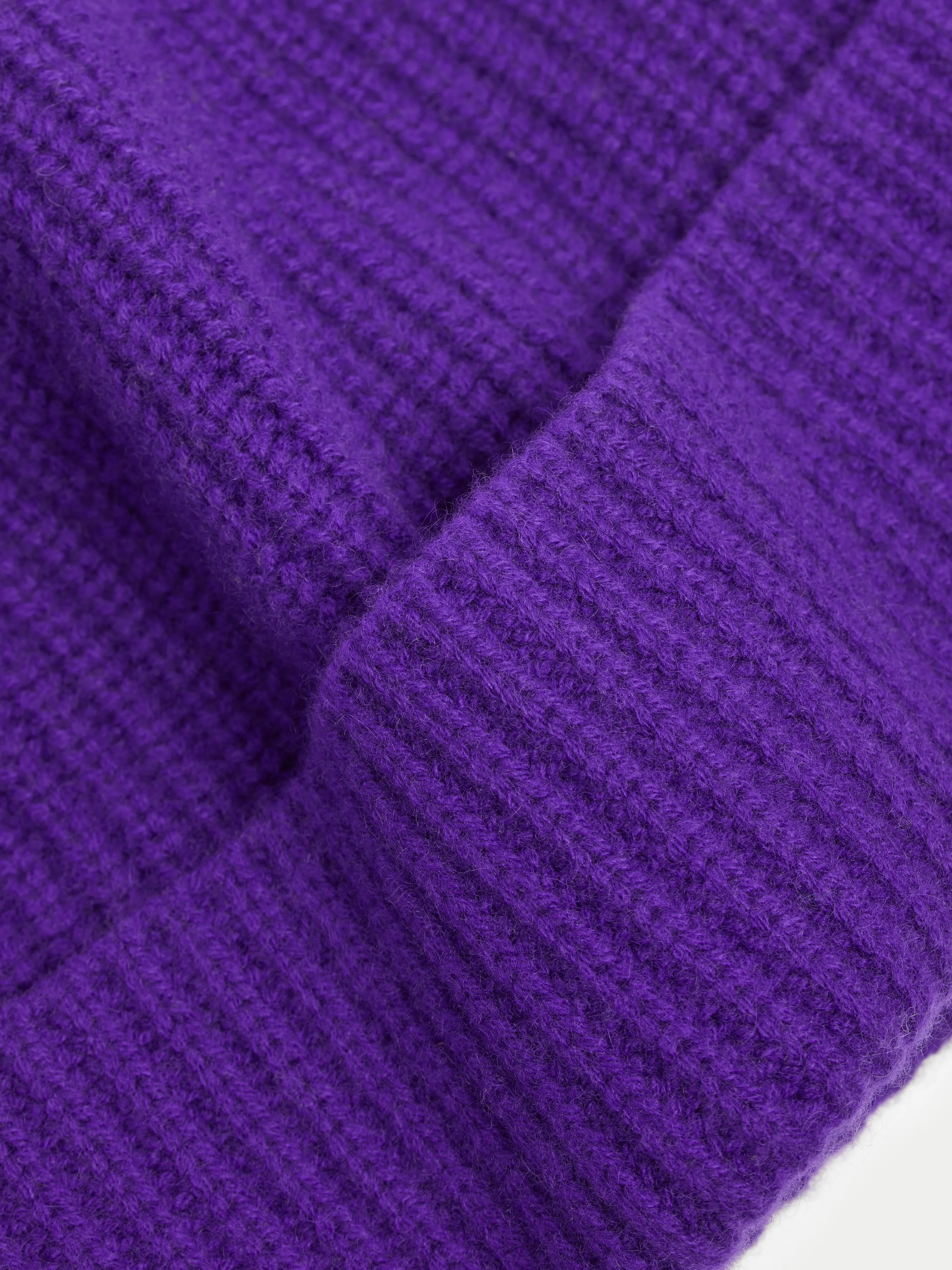 Wool Cashmere Hat | Purple sold by Jigsaw product image thumbnail 2