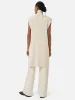 Milano Longline Gilet | Cream sold by Jigsaw