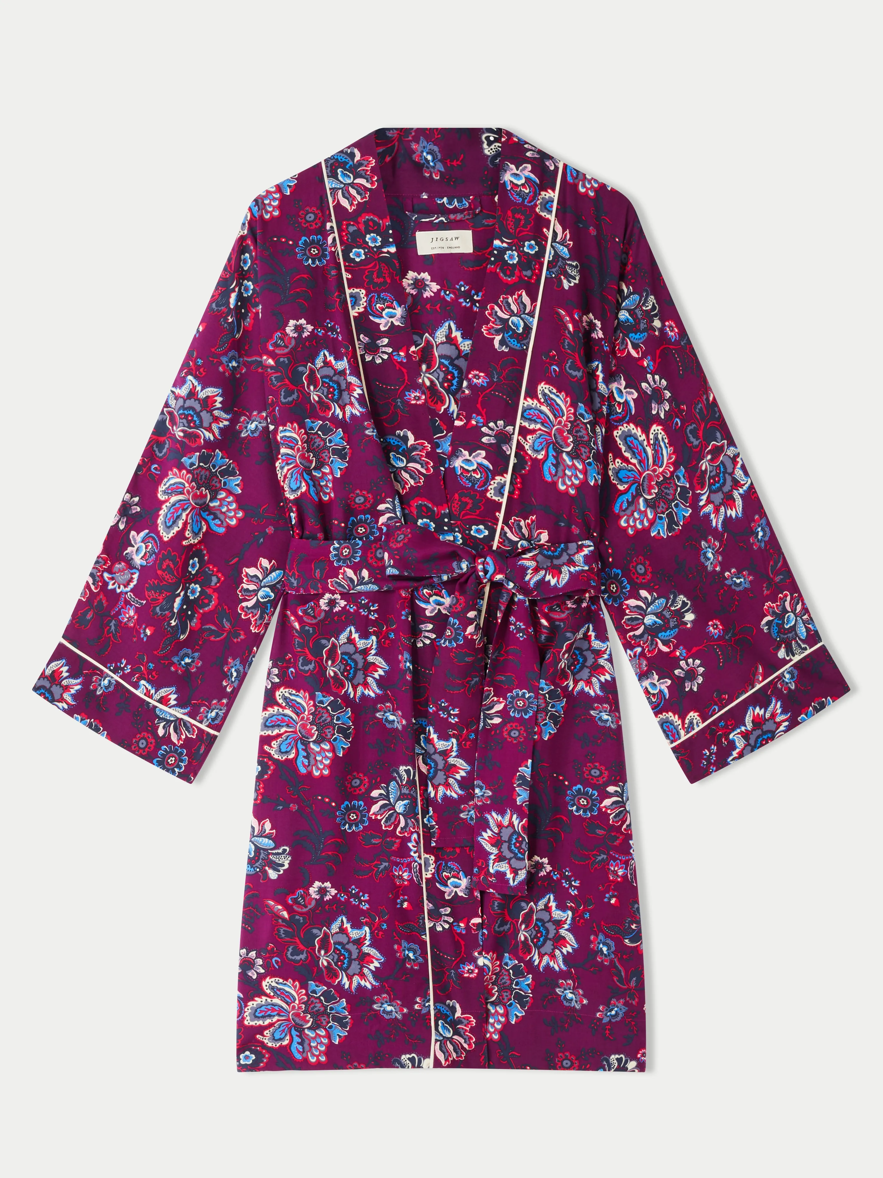 Rococo Modal Robe | Purple sold by Jigsaw product image thumbnail 5