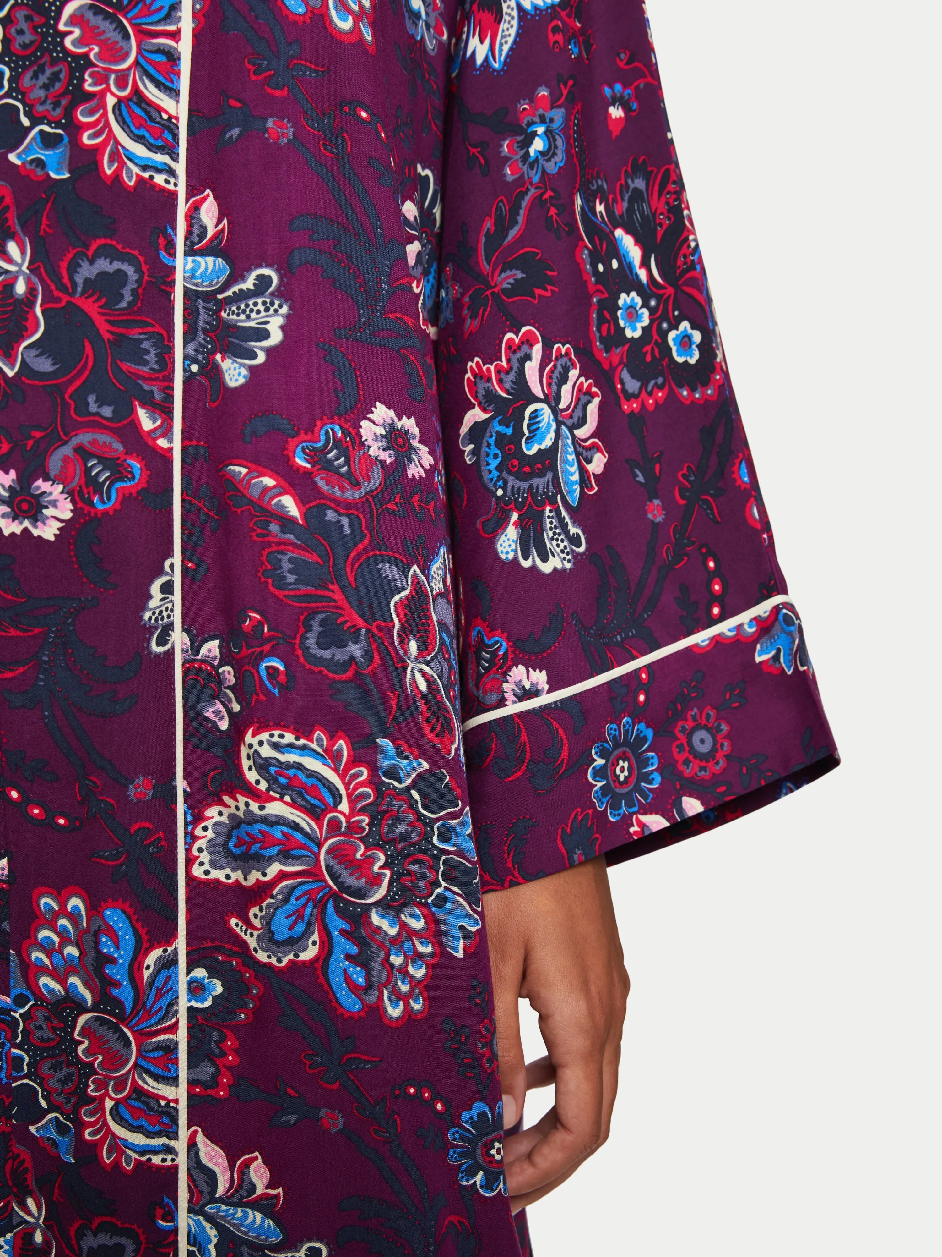 Rococo Modal Robe | Purple sold by Jigsaw product image thumbnail 2