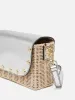Boxy Straw Cross Body | Silver sold by Jigsaw