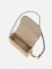 Boxy Straw Cross Body | Silver sold by Jigsaw
