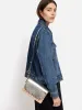 Boxy Straw Cross Body | Silver sold by Jigsaw
