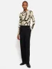 Hydra Coral Cotton Top | Cream sold by Jigsaw