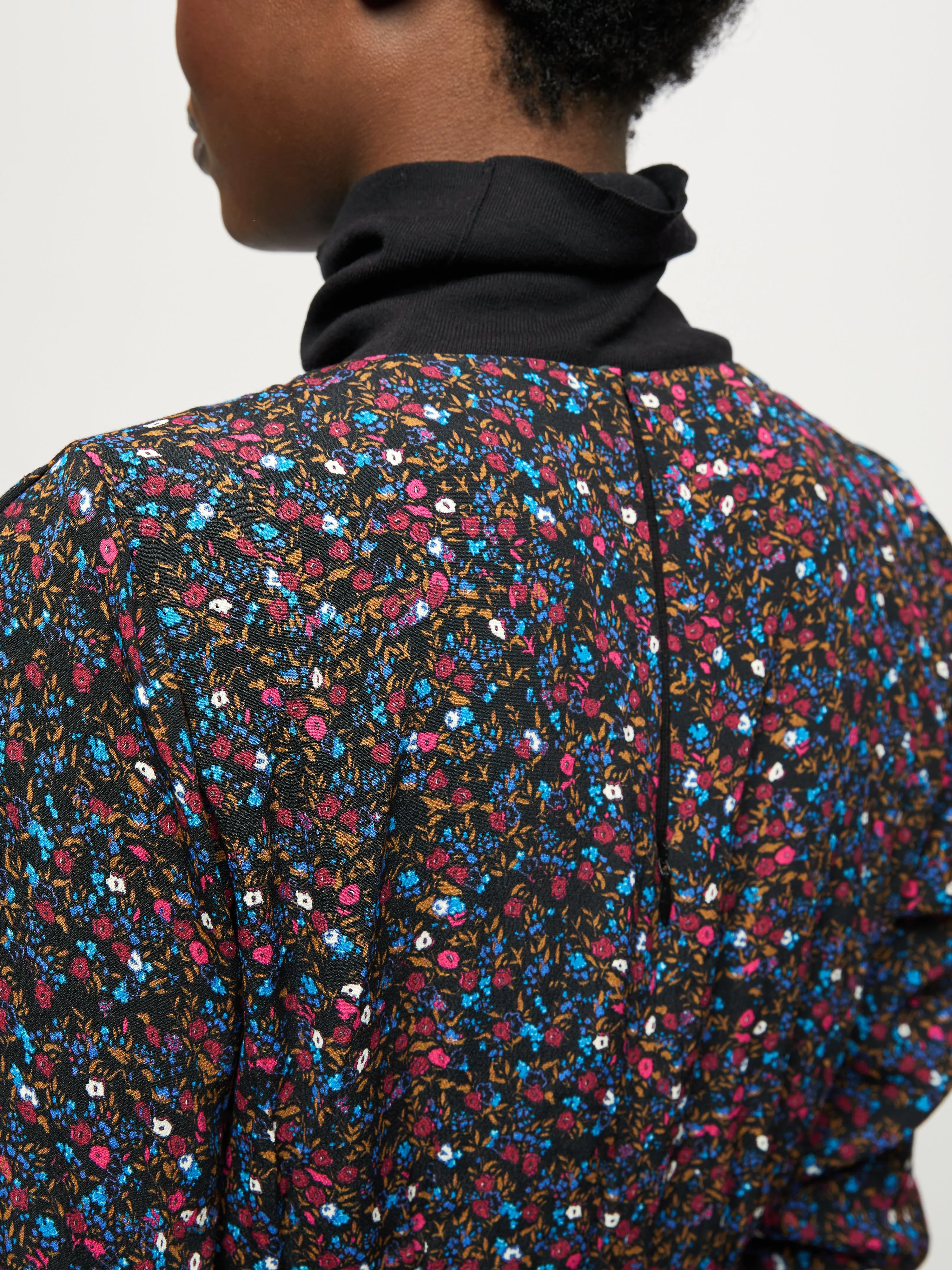 Modern Ditsy Midi Tea Dress | Multi sold by Jigsaw product image thumbnail 4