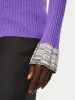 Merino Cashmere Crew Jumper | Purple sold by Jigsaw