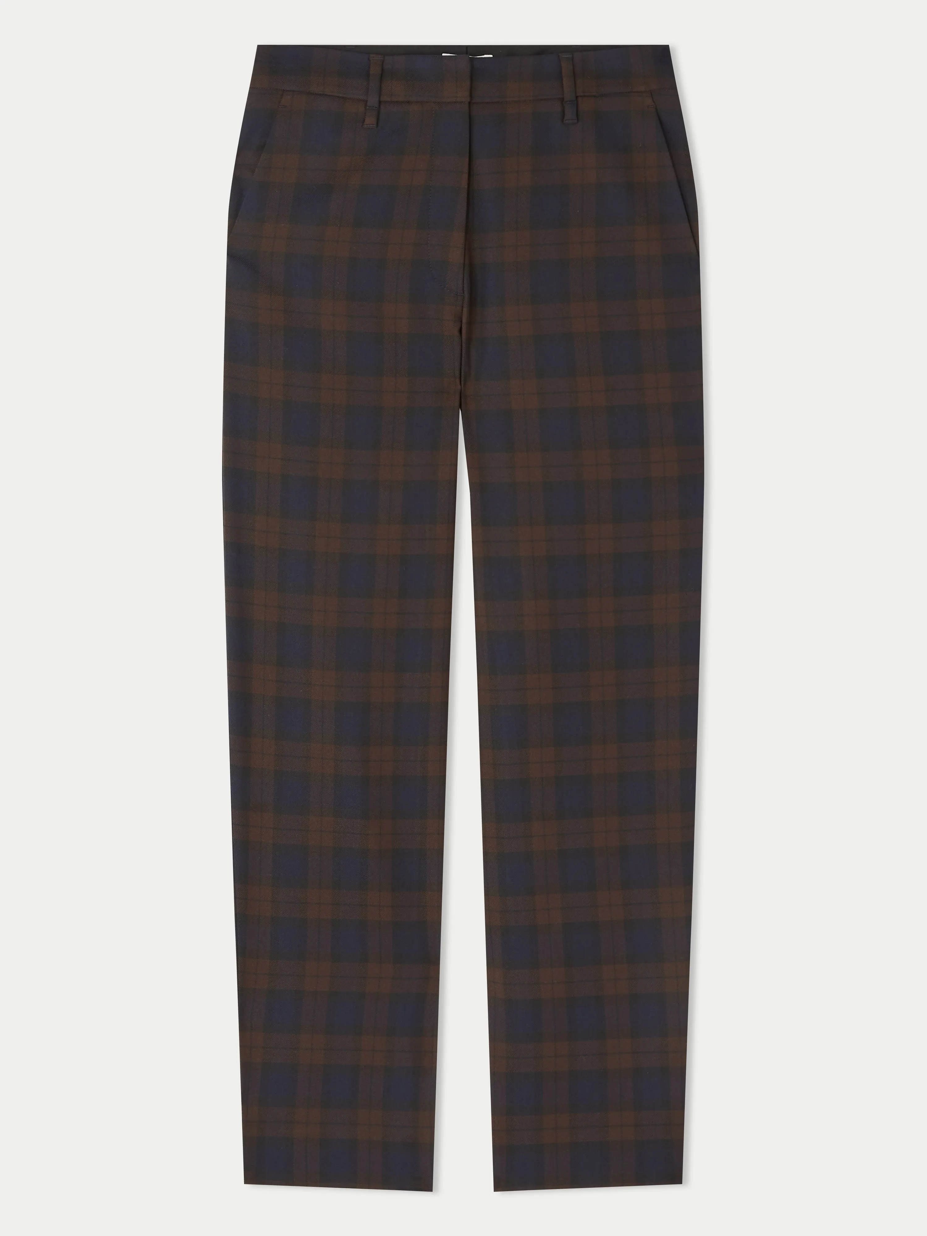 Nevis Check Trouser | Purple sold by Jigsaw product image thumbnail 5