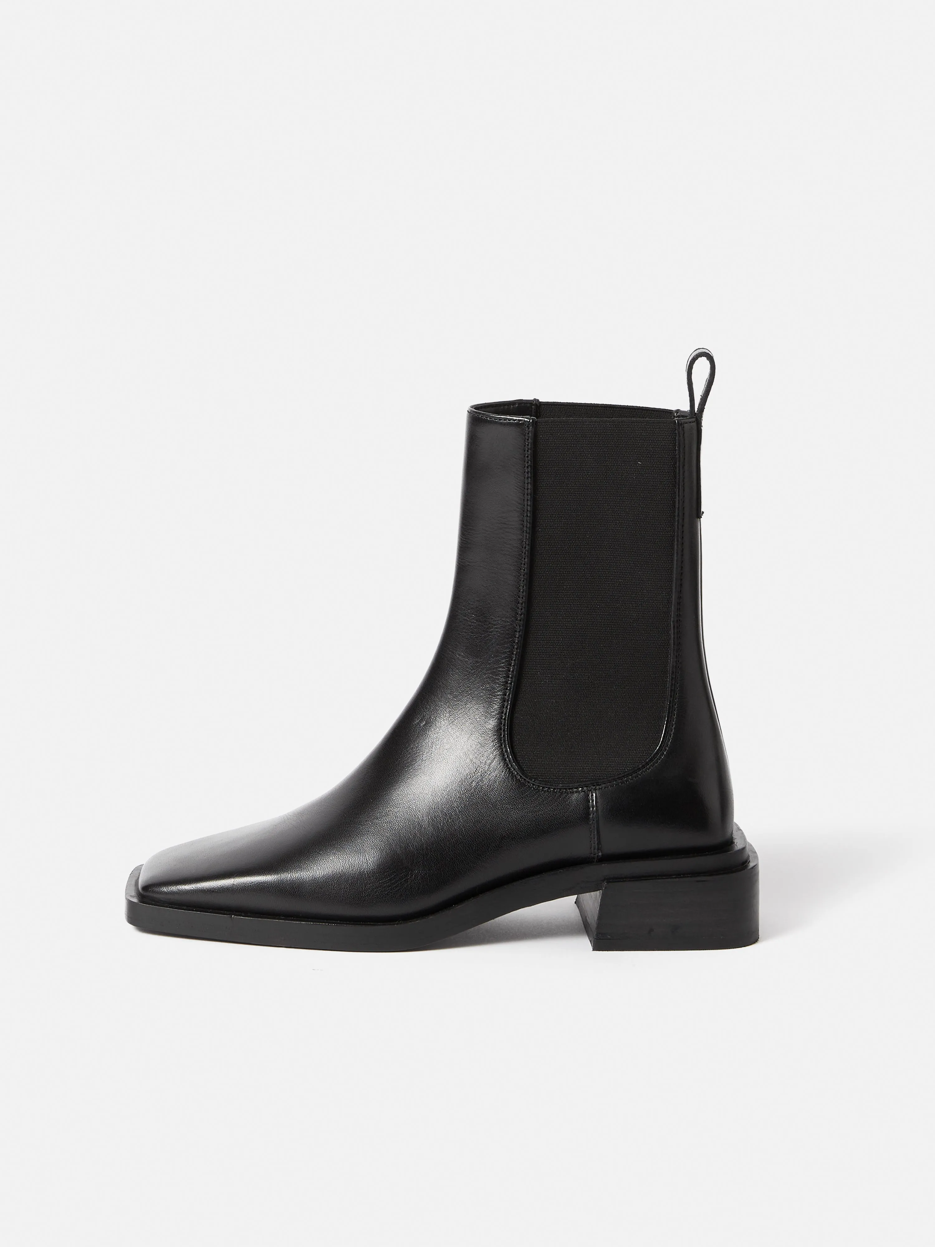 Kent Leather Boot | Black sold by Jigsaw
