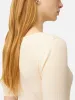 Scoop Neck Rib Top | Ecru sold by Jigsaw